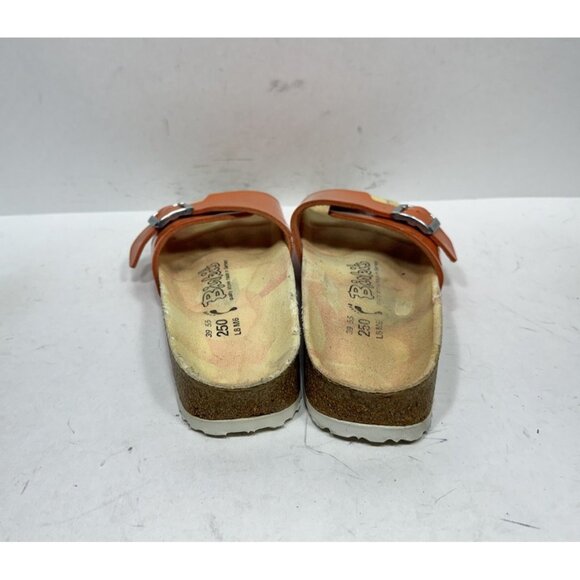 Birkis Birkenstock Catalina Tangerine Glitter Sandals Womens Size 8 N 39 Slide - Picture 4 of 8